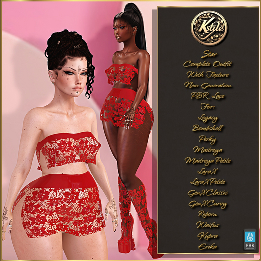 [K-Style] STAR COMPLETE OUTFIT - PBR  LACE #3
