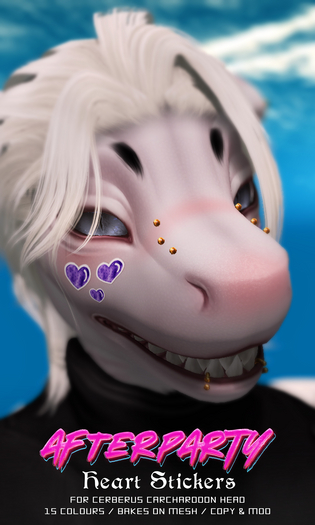 Afterparty - Heart Stickers [Carcharodon]