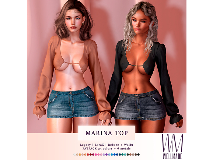 [WellMade] Marina Top