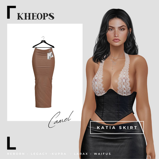 Kheops  /\ - KATIA  - SKIRT - Camel