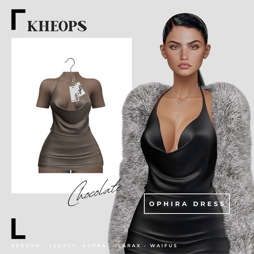 Kheops  /\ - OPHIRA  - DRESS - Chocolate