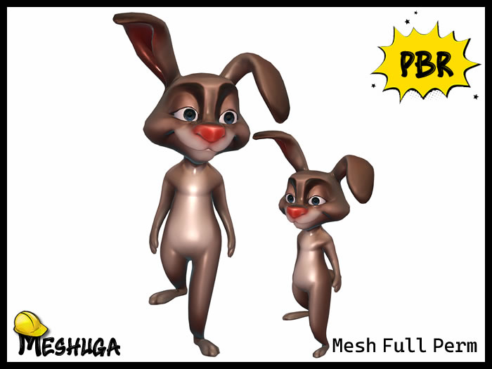 Meshuga PBR Hoppy Easter Rabbit FULL PERM MESH