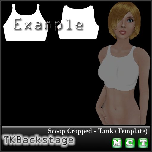 TKBackstage - Scoop Cropped Tank