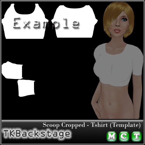 TKBackstage - Scoop Cropped Tshirt