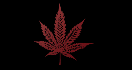 Wall- pot Leaf Red