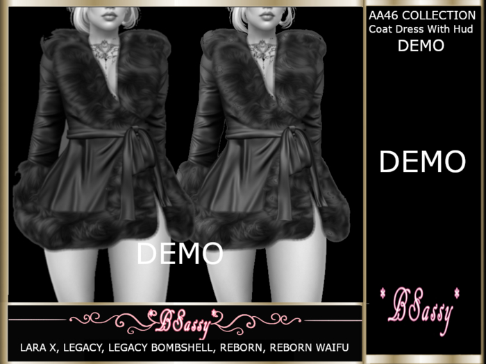 *BSASSY* AA46 DRESS COAT DEMO