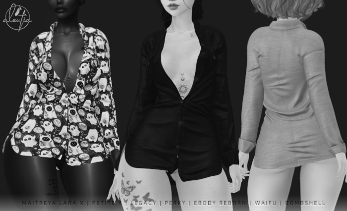 [Aleutia] Meeka Boyfriend Shirt - DEMO