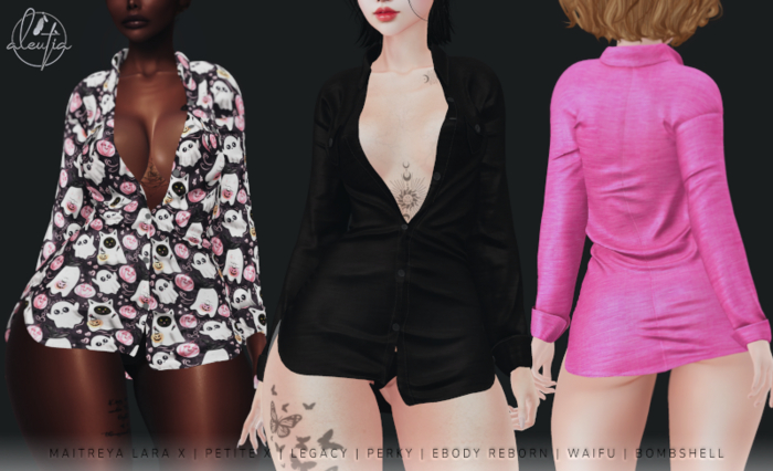 [Aleutia] Meeka Boyfriend Shirt - FATPACK - ALL SIZES