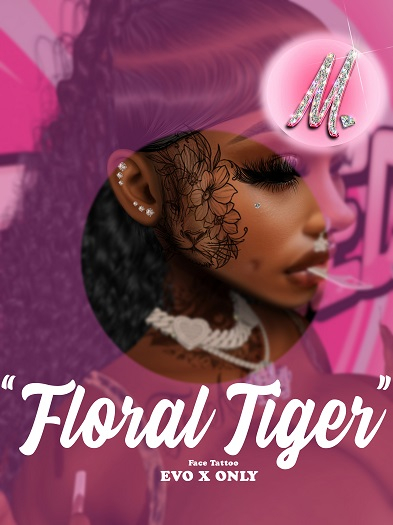 Floral Tiger Tattoo