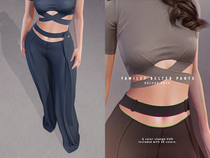 ISON - yamilet belted pants - deluxe