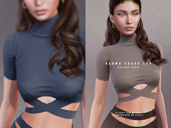 ISON - karma cross top - deluxe