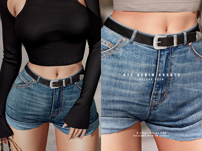 ISON - kye denim shorts - deluxe