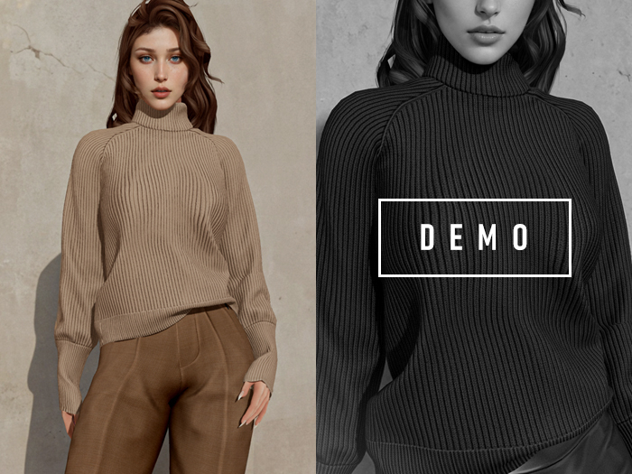 ISON - natalya turtleneck sweater - demo