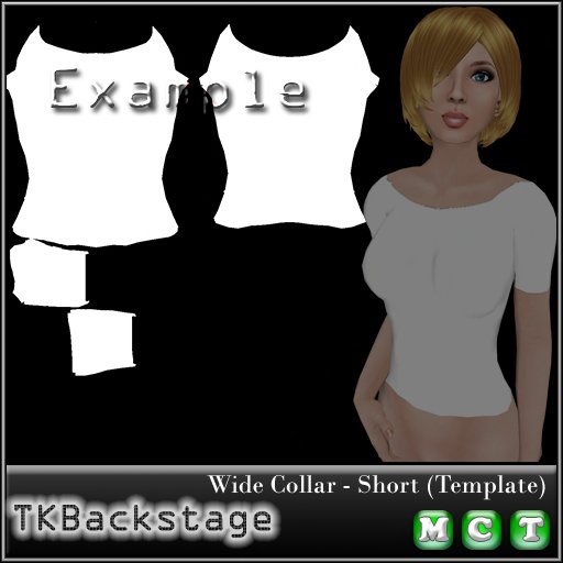 TKBackstage - Wide Collar T-Shirt
