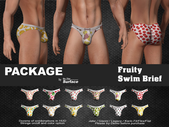 PACKAGE - Swim Brief v2 - Fruity