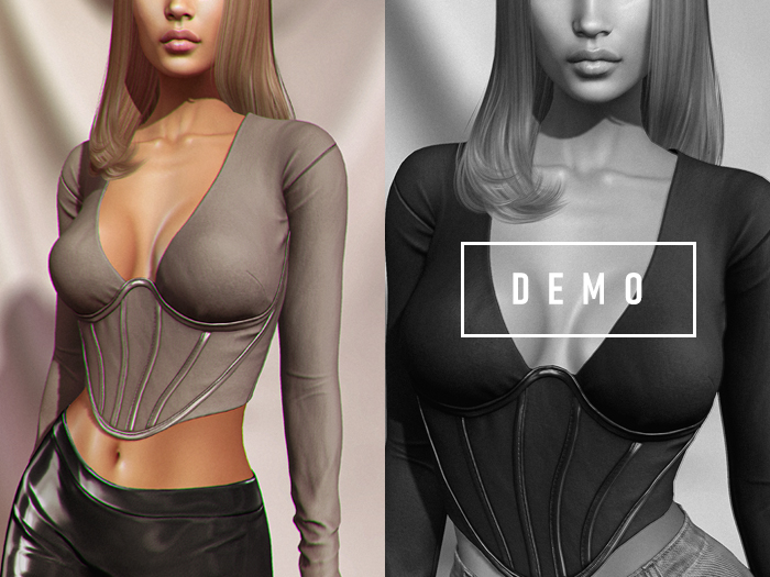 ISON - lilith bustier top - demo