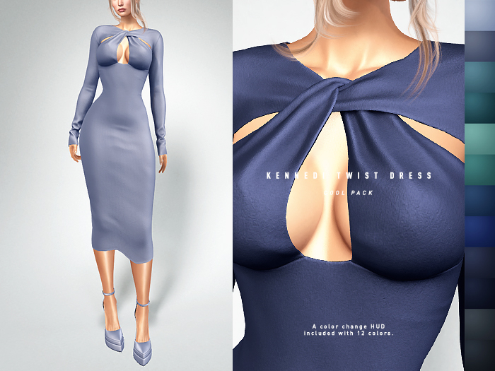 ISON - kennedi twist dress - cool