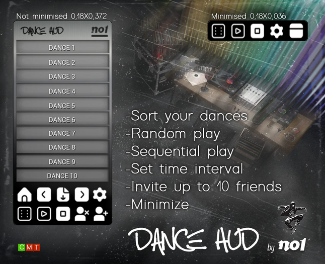 [No1]  Dance HUD