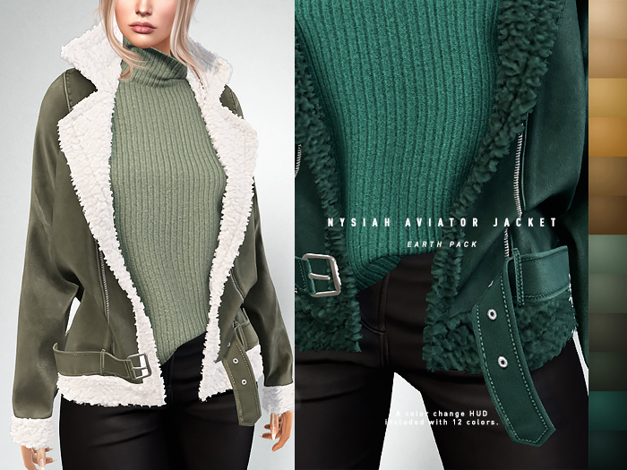 ISON - nysiah aviator jacket (earth)