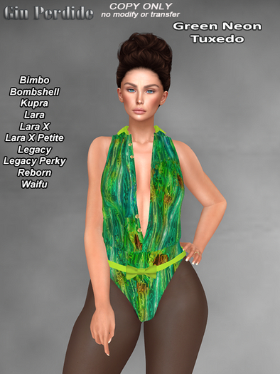 Green Neon Tuxedo 