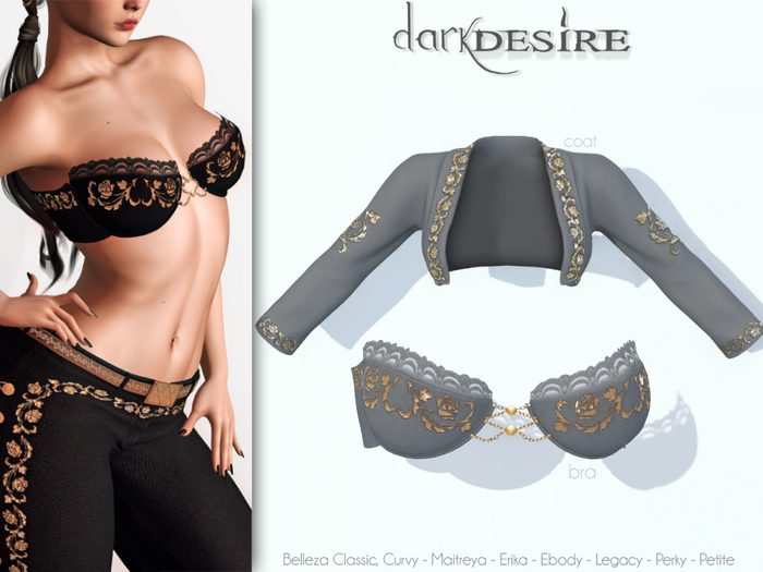 [[dD]] Amelia Mariachi - Coat & Bra - 02 GRAY