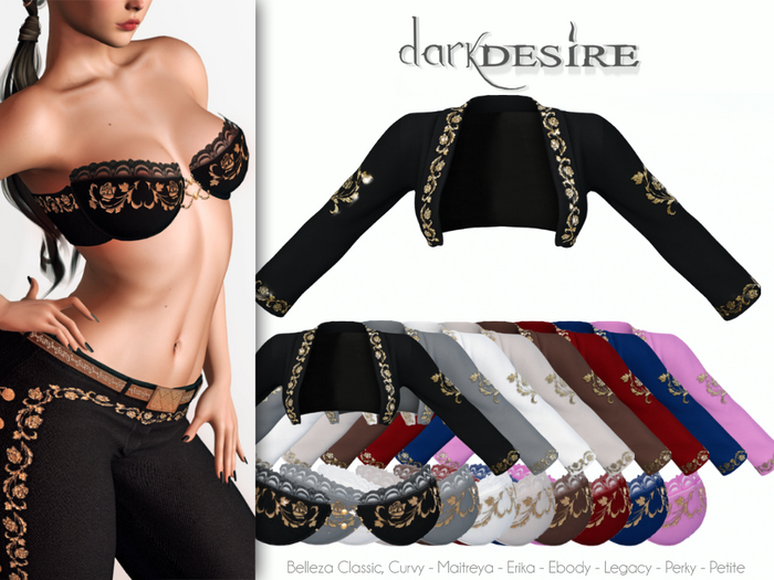 [[dD]] Amelia Mariachi - Coat & Bra - FATPACK - MEXICO - MEXICAN