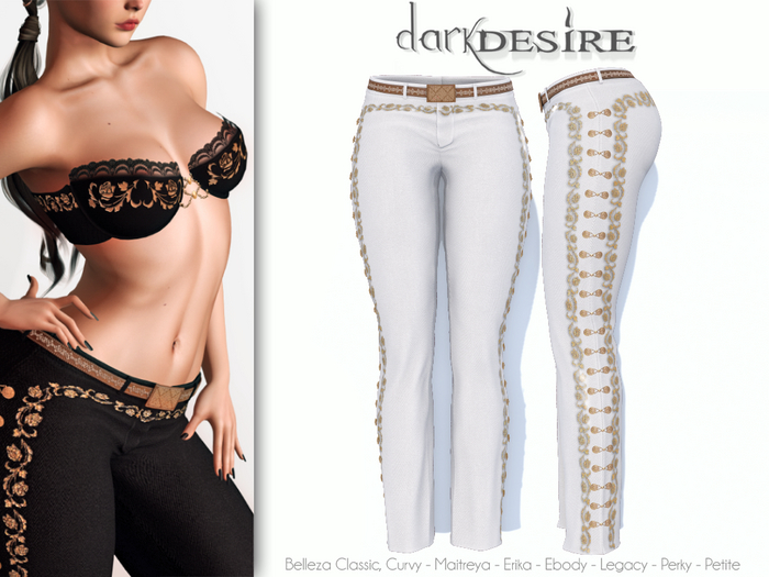 [[dD]] Amelia Mariachi - Pants - 03 WHITE - MEXICO - MEXICAN