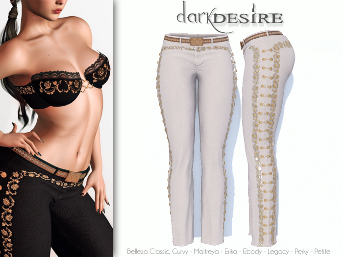 [[dD]] Amelia Mariachi - Pants - 04 CREAM - MEXICO - MEXICAN