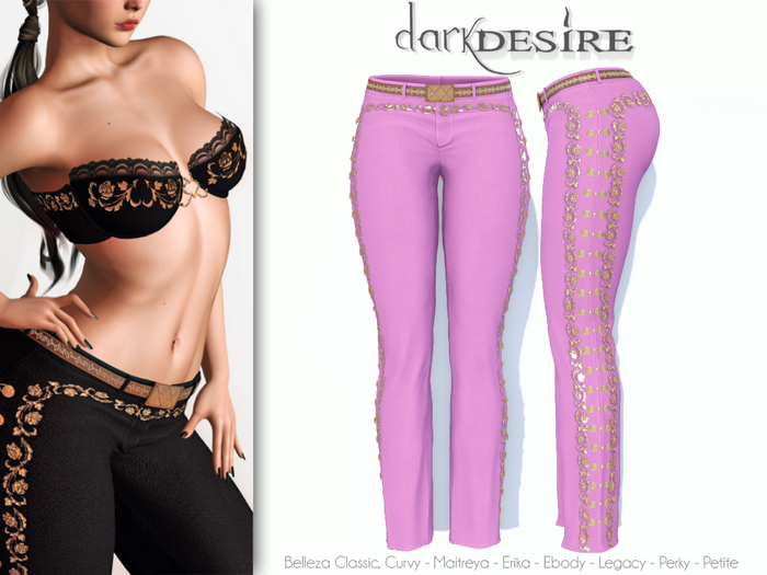 [[dD]] Amelia Mariachi - Pants - 08 PINK - MEXICO - MEXICAN