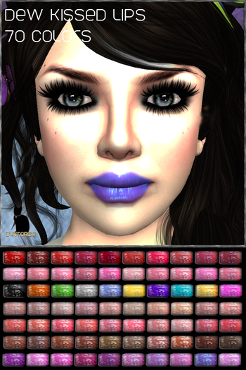.:Glamorize:. Dew Kissed Lips Fatpack - 70 Colors