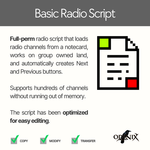 Basic Radio Script