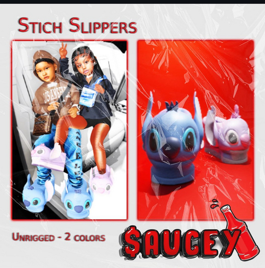 $aucey-Stich Slippers Fatpack