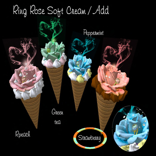 Ring Rose Soft Cream Box / Strawberry