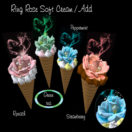 Ring Rose Soft Cream Box / Green Tea