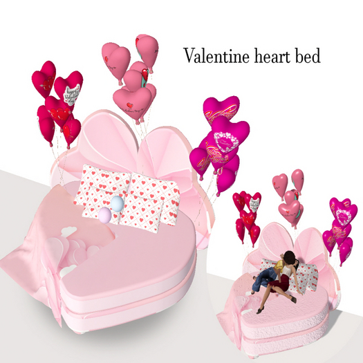 Balentine heart bed box