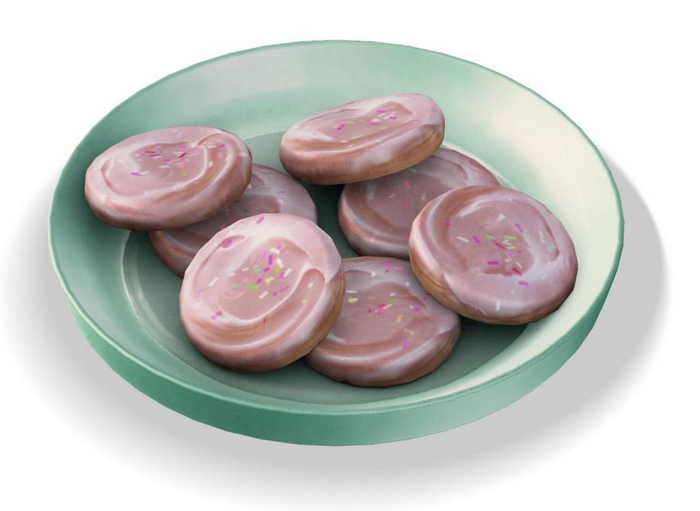 ionic : Bday cookies (strawberry)