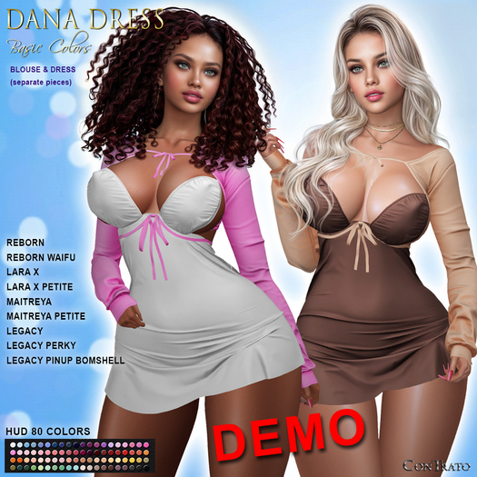 [ConTrato] Dana Dress - Basic Colors DEMO