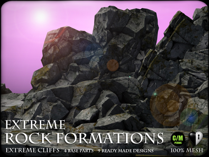 Heart - Rock Formations - Cliffs & Outcrops - NO PBR