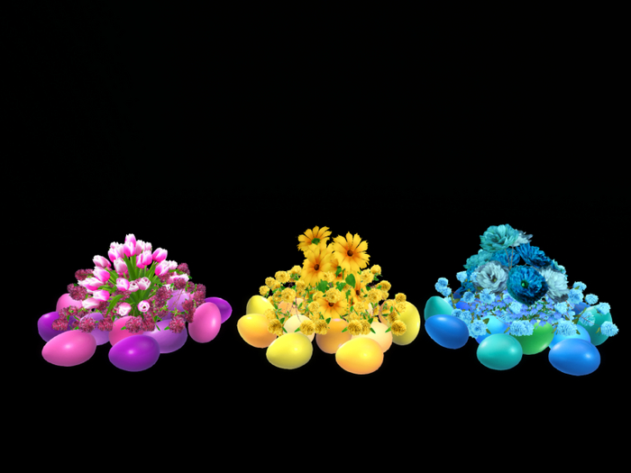 MC Easter Egg Flower Patch Set
