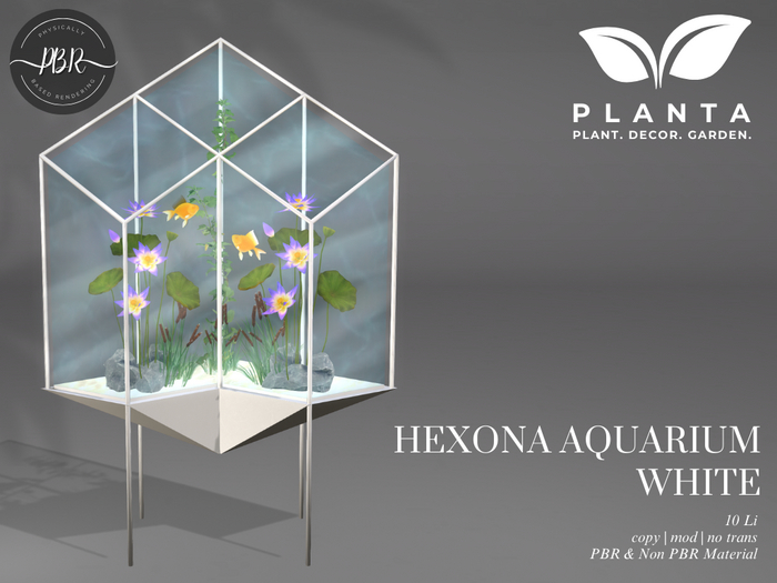 Planta - Hexona Aquarium White