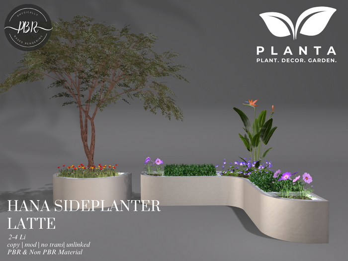 Planta - Hana Side Planter Latte