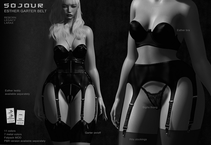 SOJOUR - Esther garter belt - demo