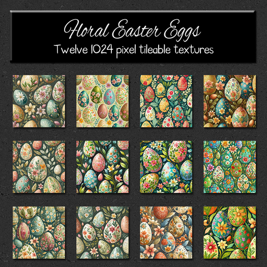 *Wallflowers* Floral Easter Eggs