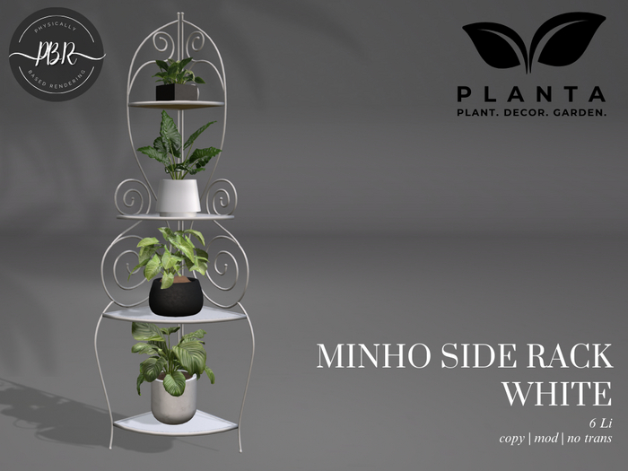 Planta - Minho Side Rack White