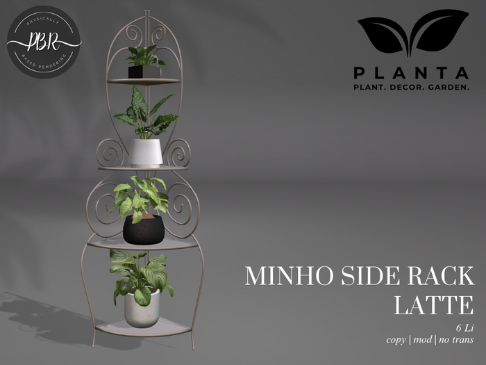 Planta - Minho Side Rack Latte