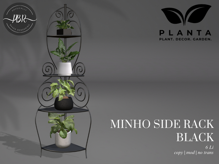 Planta - Minho Side Rack Black