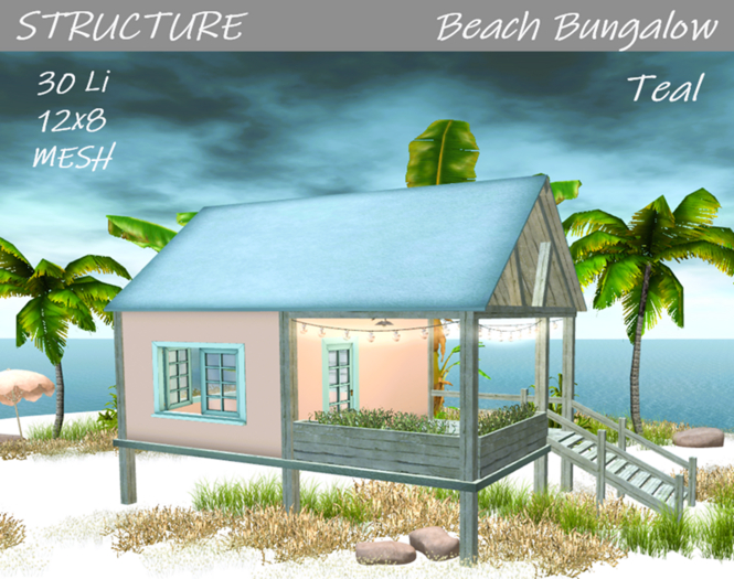HOME - Beach Bungalow TEAL