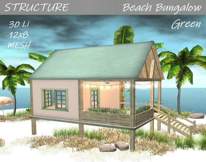 HOME - Beach bungalow GREEN