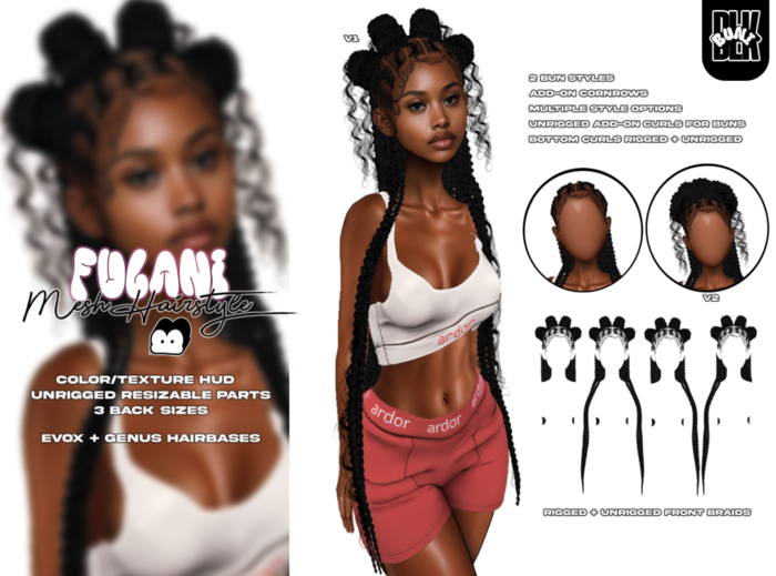 BLKBUNI: Fulani Hairstyle [UNPACKER]