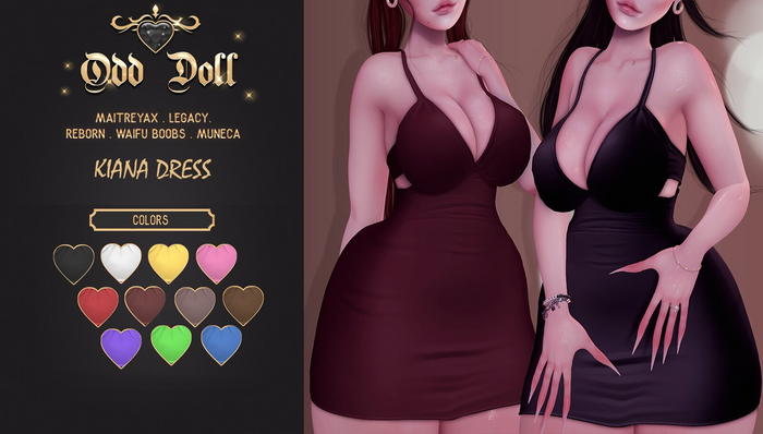 Odd Doll. Kiana Dress Muneca  FatPack - Unpacker